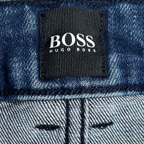 2-55 HUGO BOSS Men's Charleston Jeans Extra Slim Fit Dark Blue 33x32 - Picture 5 of 10